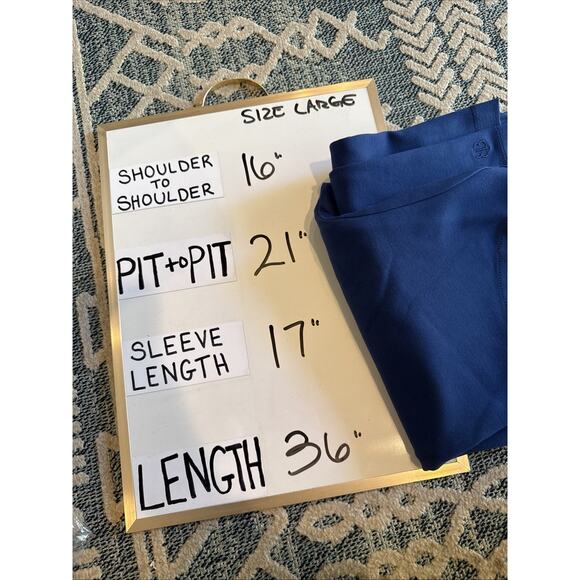 Betabrand Dress Womens Large Blue Half Day Shift Dress Business Casual Mature - Picture 10 of 10